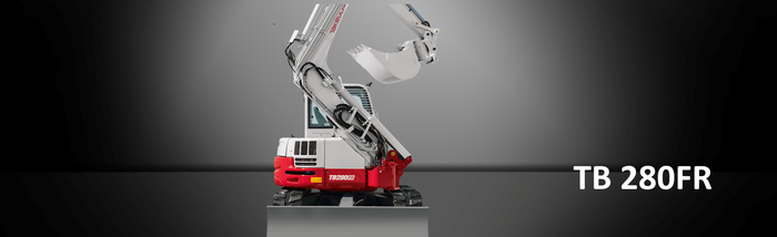 Bild: Takeuchi Hüllkreisbagger TB 280 FR 8 To Klasse