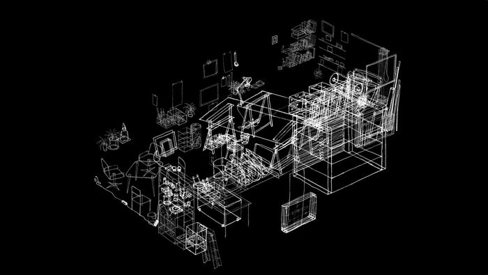  RIP Atelier Angerstraße, 2022, Videoinstallation, 300 x 500 cm , 01:53 min