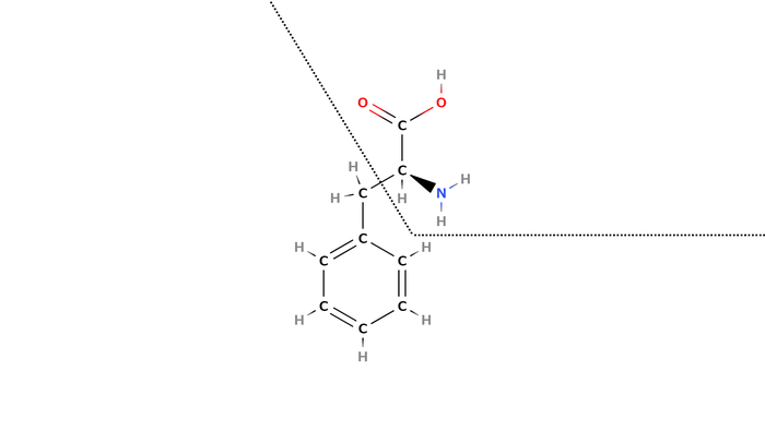 フェニルアラニンの構造式
