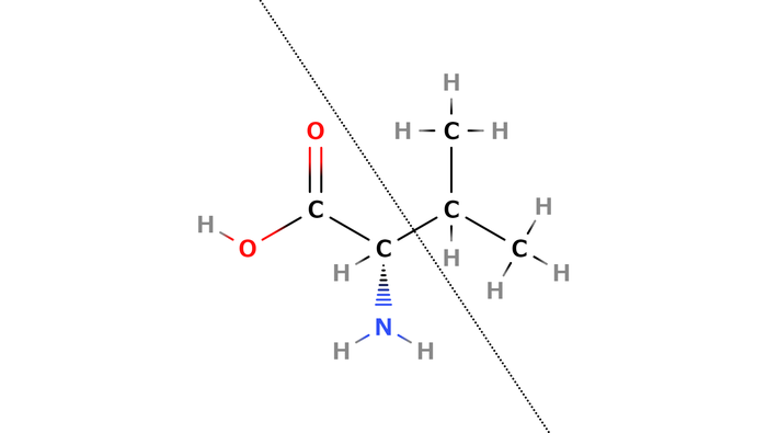 バリンの構造式