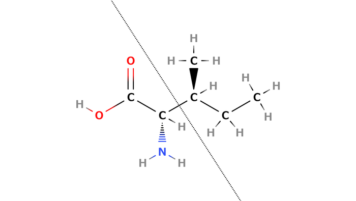イソロイシンの構造式