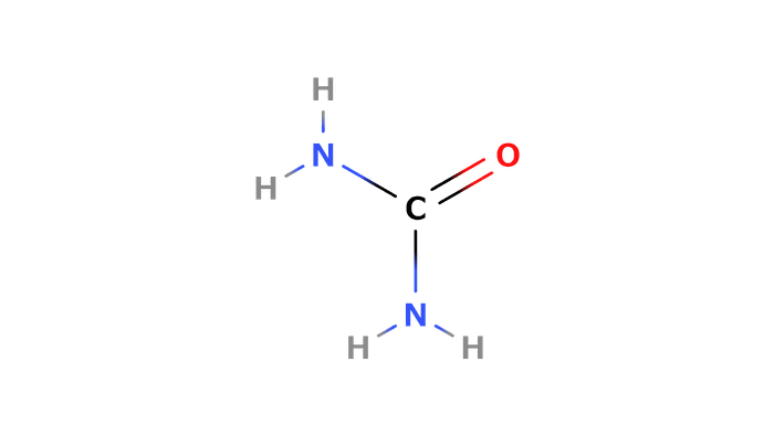 尿素の構造式