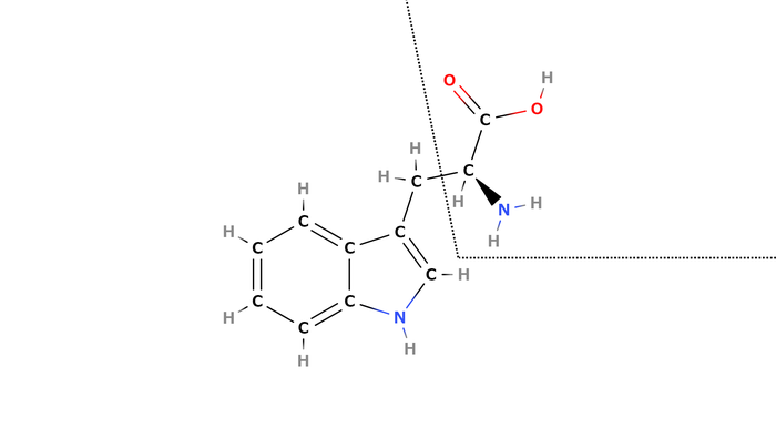 トリプトファンの構造式