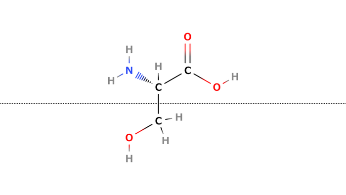 セリンの構造式