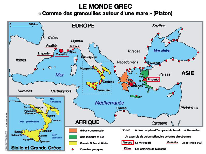 Source : Site HG numérique, en ligne : https://laclassehgnumerique.wordpress.com/le-monde-des-cites-grecques/