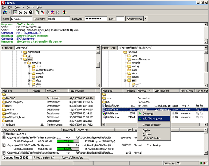 出典:FileZilla