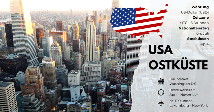 USA Ostküste 2 Wochen