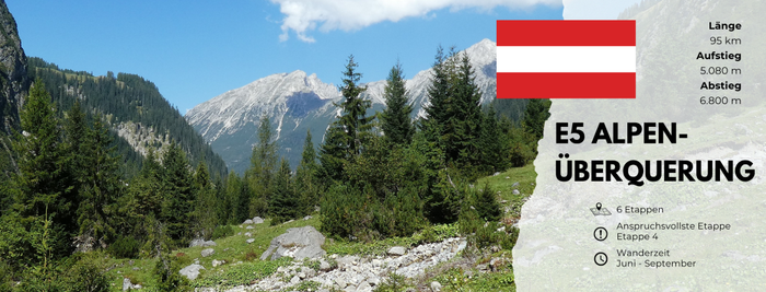 E5 Alpenüberquerung Oberstdorf Meran