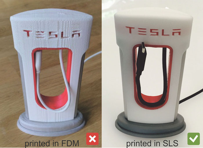 Tesla Motors Gadget The Smartphone Supercharger For Iphone And Please Note The White Parts Are Printed In Sls From A Professional Printing Service This Machines Cost 100 000 Don T Blame Me For Price