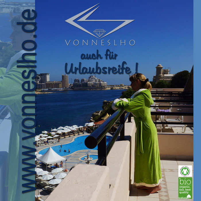 Bademantel mit Kaputze extra lang, luxus Saunamantel, Spa Bathrobe, Morgonrock