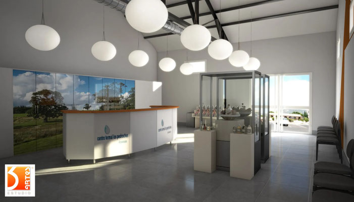 Infografía 3D tienda