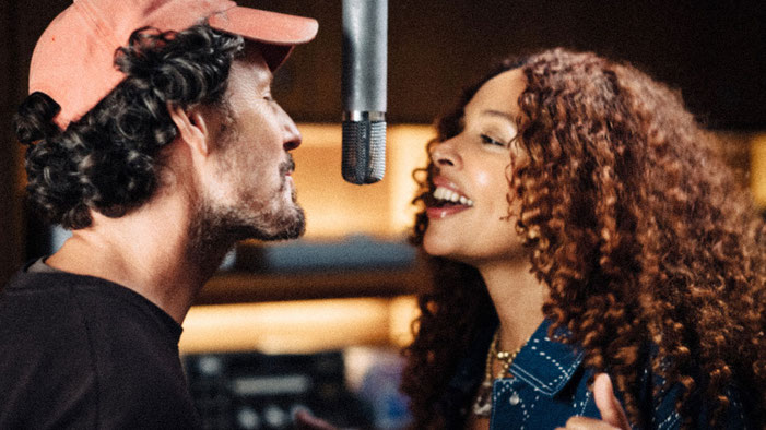Als Duo auf den Festival-Bühnen unterwegs: Max Herre hat im Hip Hop Maßstäbe gesetzt und Joy Denalane ist die wohl erfolgreichste Soulsängerin Deutschlands. Foto: Promo