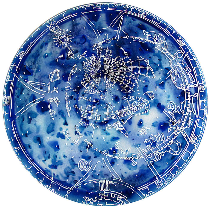 #SylvieLander, "Ex tempore", 250 cm diamétre' cathédrale de Strasbourg/ ©sylvie lander