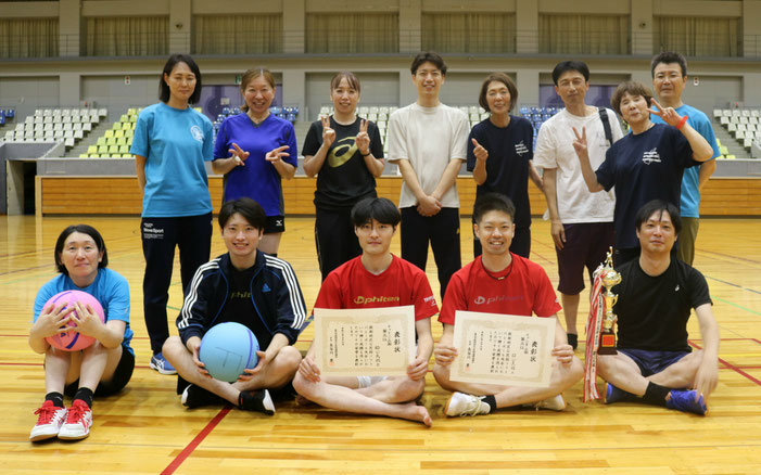 入賞した額公民館チーム