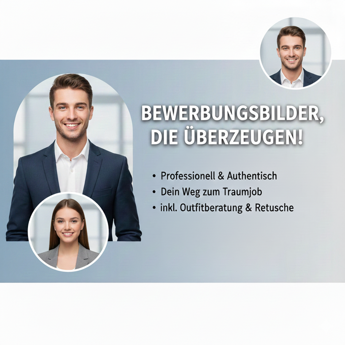 Bewerbung und Passbilder in Kamp-Lintfort , Moers und Rheinberg
