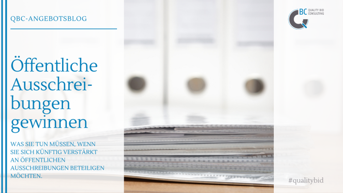 Öffentliche Ausschreibungen gewinnen