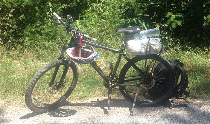 Bicycle and Luggage