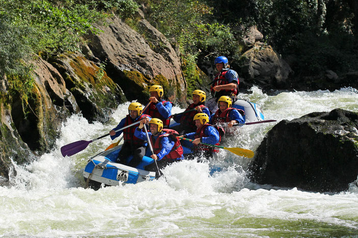 Rafting dans les Gorges de l'Aude - Pyrénées Audoises