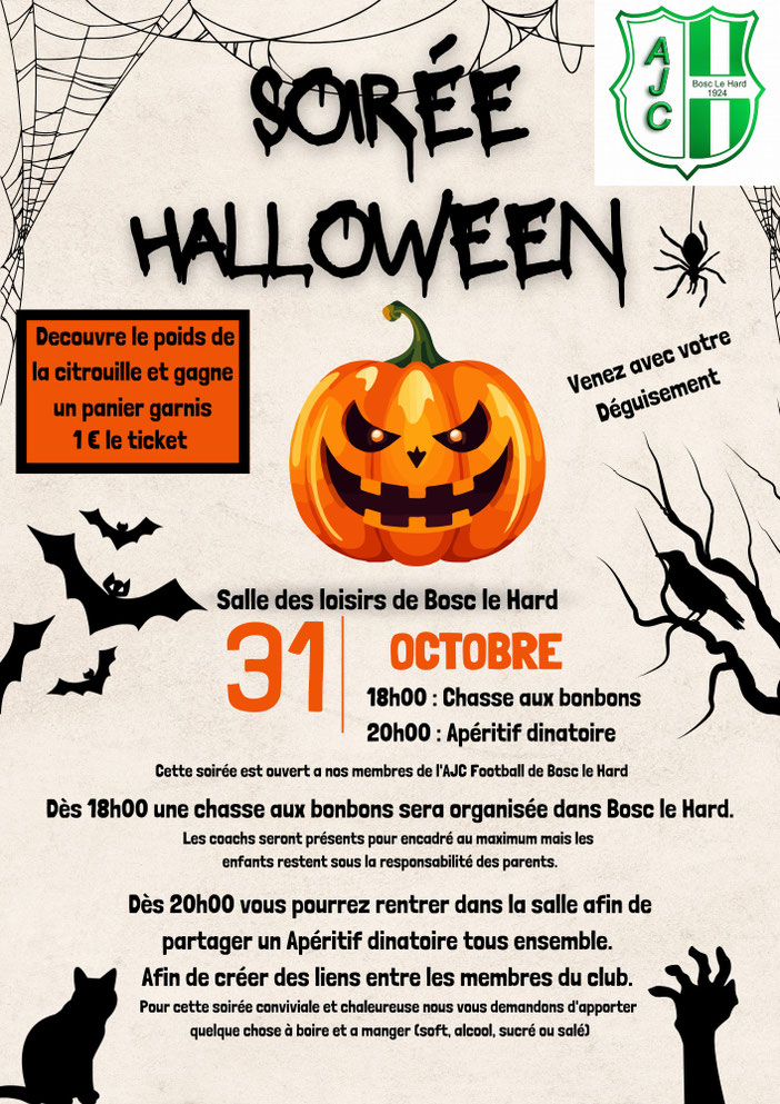 affiche halloween