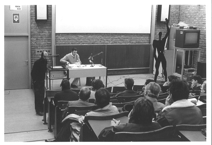Lecture by Guy Schraenen on Le Corbusier, [1986]