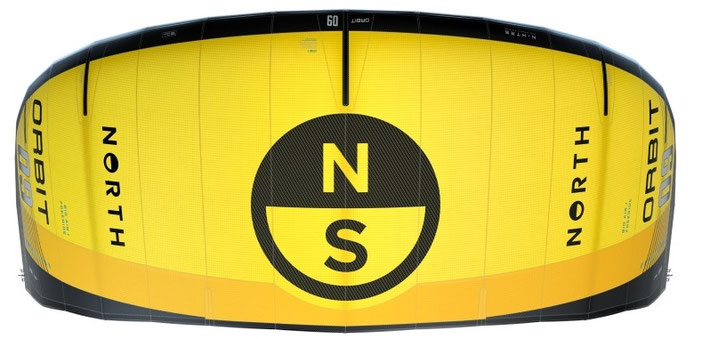 North Orbit Kite 2025 Sunset Yellow bei WindSucht