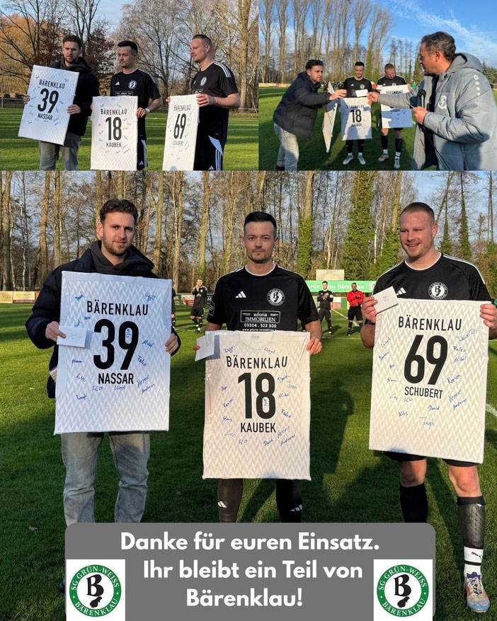 Abschied von Declan Nassar, Ramon Kaubek und Markus Schubert