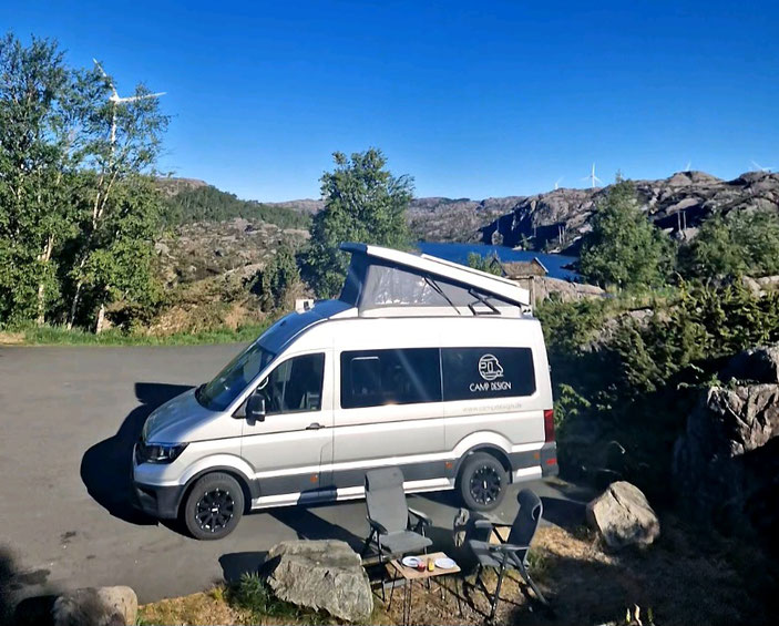 VW Crafter 2017 mit Aufstelldach