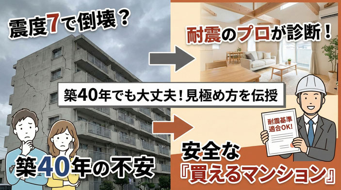耐震と管理で“買えるか”を判断する