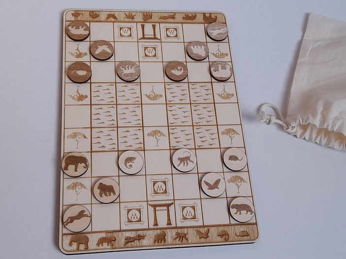 jeu de la jungle jeu de société en bois dou shou qi