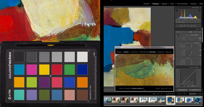 Color Cechcker  e software di calibrazione delle immagini digitali