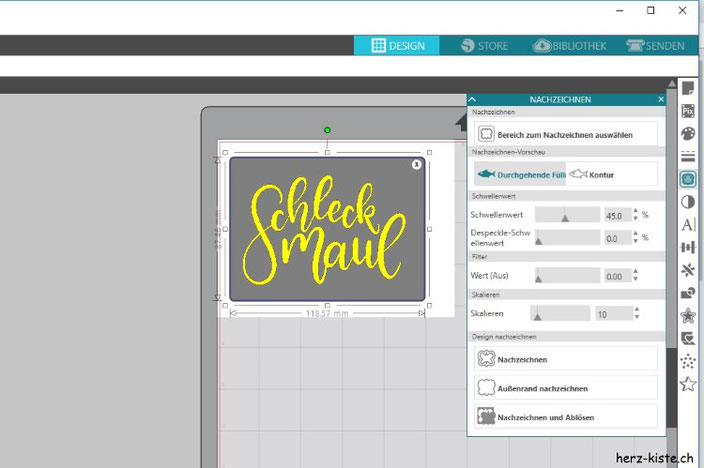 Eigenes Lettering digitalisieren und plotten - einfache Anleitung für Silhouette Studio
