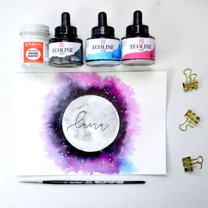 luna - Lettering von kreafine für die Letter Lovers