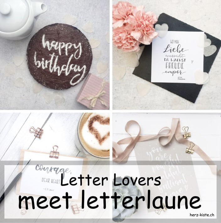 Laura von letterlaune zu Gast bei den Letter Lovers im Lettering Interview mit einer Anleitung für einen personalisierten Geburtstagskuchen mit Handlettering.