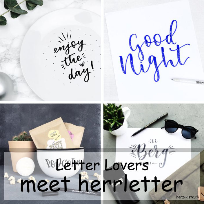 Letter Lovers - herrletter zu Gast im Lettering Interview mit einer Anleitung für den Sternchen Effekt