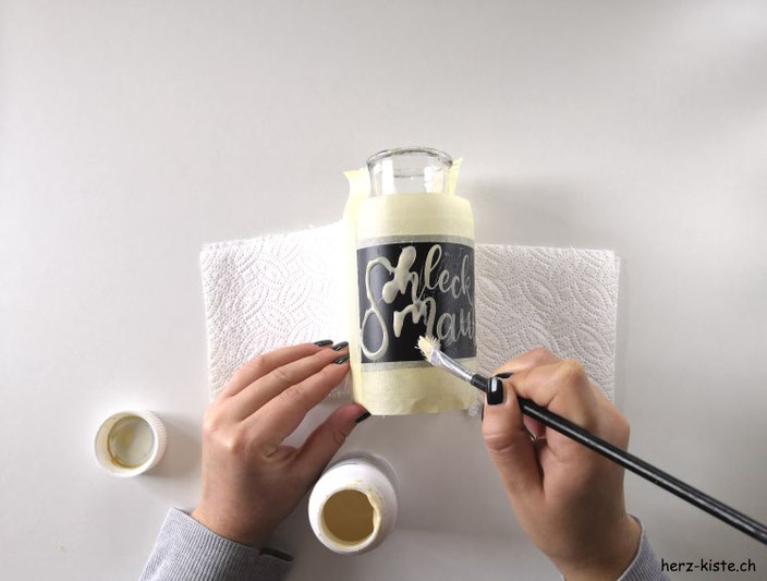 Anleitung: Wie du dein Lettering mit Ätzpaste auf Glas verewigst