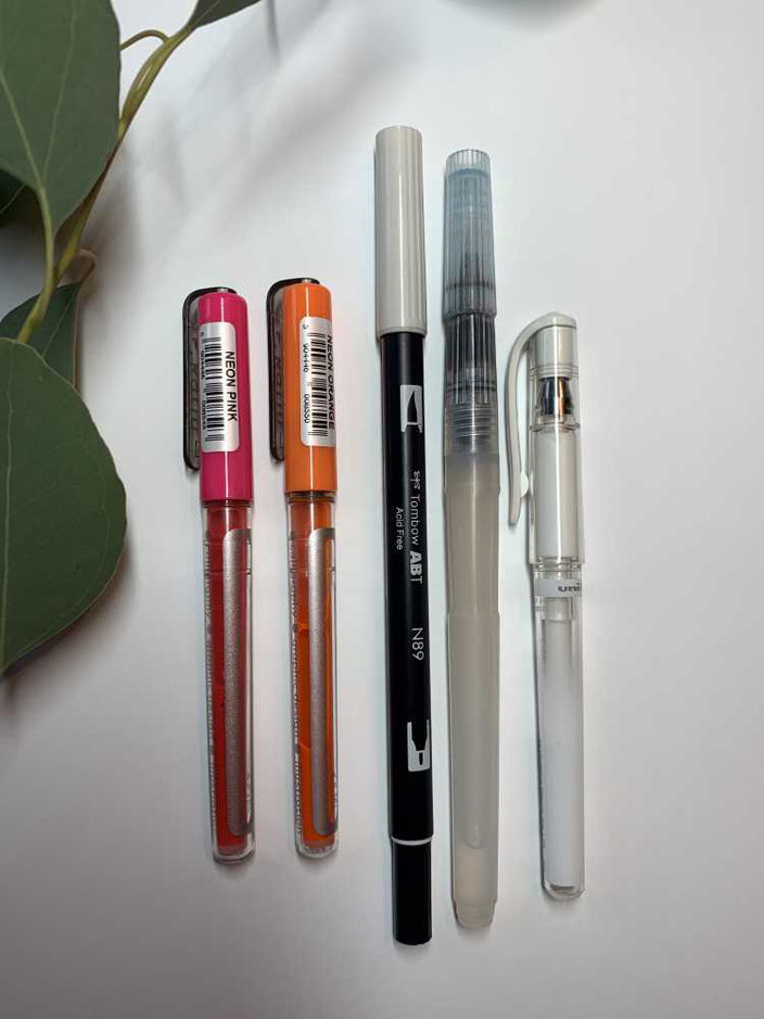 Anleitung für ein Neon Blending: Die Stifte