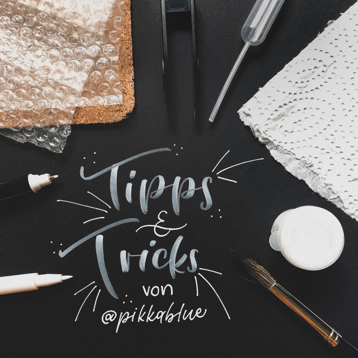 Lettering Tipps und Tricks mit pikkablue