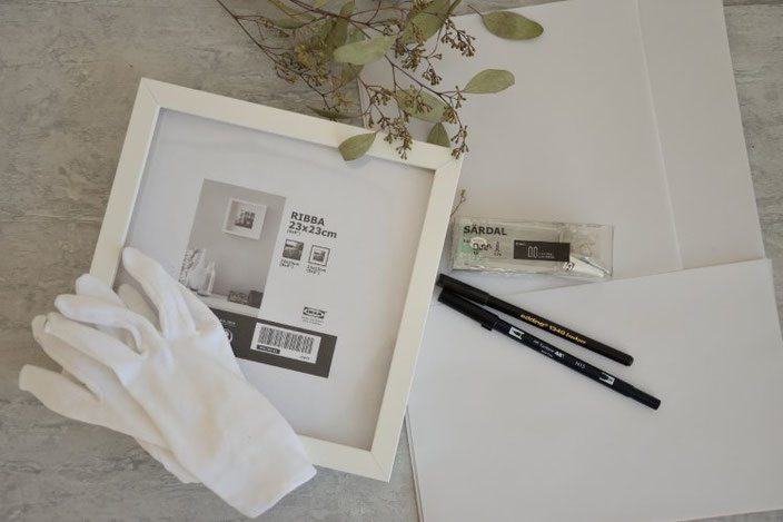 DIY Anleitung für eine selbstgemachte Lightbox - das Material
