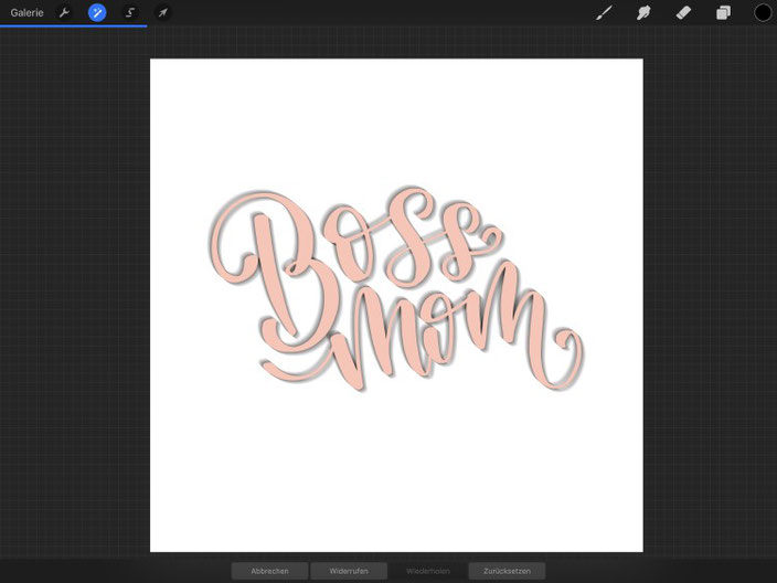 einfaches 3D Lettering mit Procreate - Schritt für Schritt Tutorial