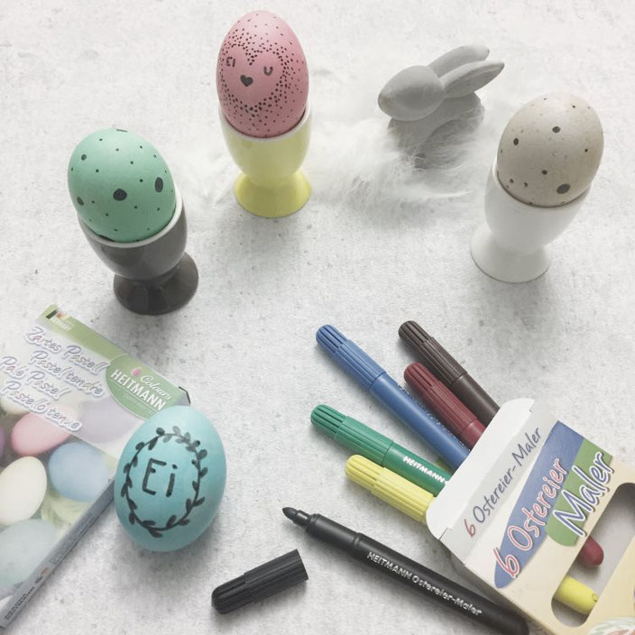 DIY Anleitung für Lettering auf Ostereiern in mattem Pastell (das Material)