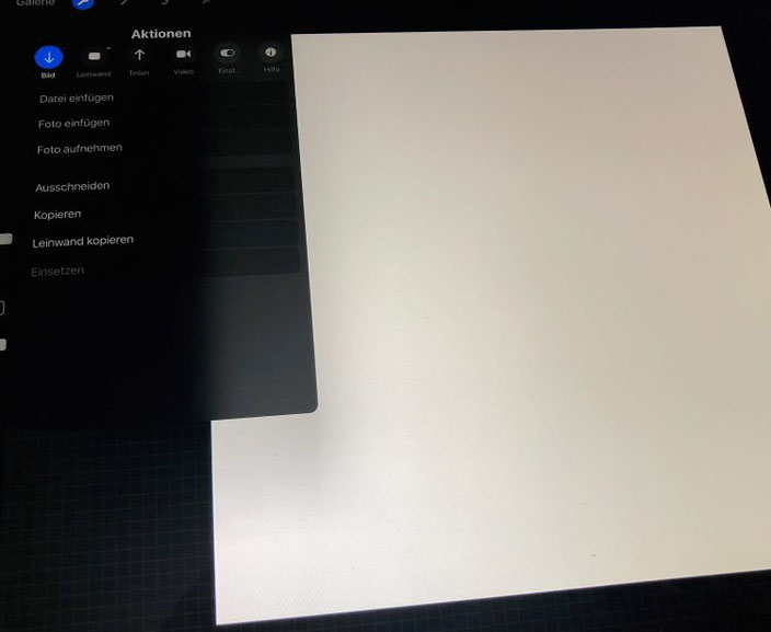 iPad Lettering - Foto von Schriftzug einfügen in Procreate