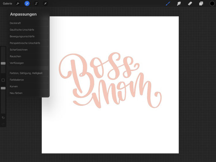 digitales 3D-Lettering: Schritt für Schritt Anleitung für das Lettering Boss Mom