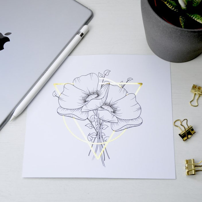 Lettering und Zeichnungen digitalisieren - eine Anleitung