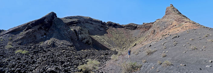 Vulkan, Vulkankrater, Vulkanwanderung, Lanzarote
