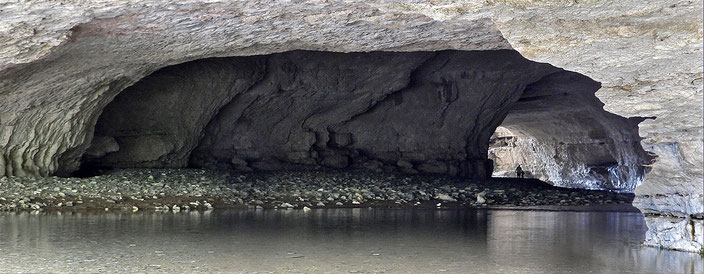 natürliche Brücke, Höhle, Minverve