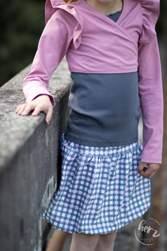 Bolero Wickeljacke und Karorock
