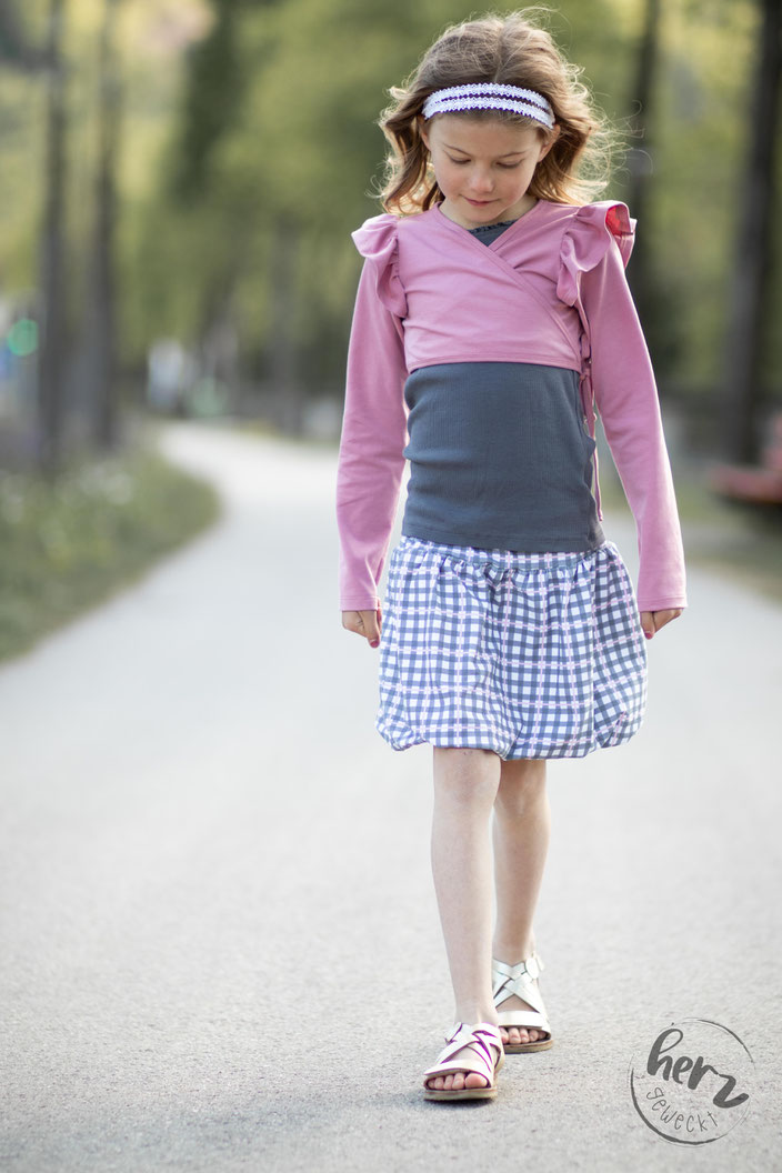 Bolero Wickeljacke und Karorock