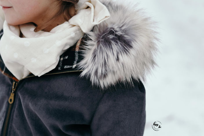Parka aus Cord & Flannel, Jacke