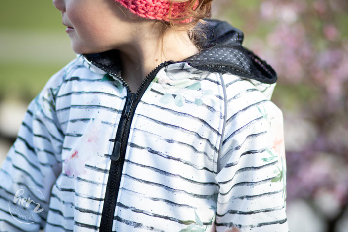 Softshelljacke Flowerlove - Cozy von Kullaloo