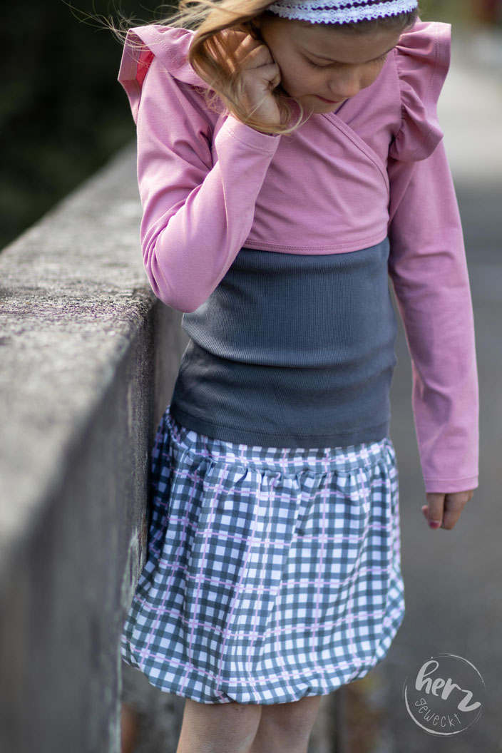 Bolero Wickeljacke und Karorock